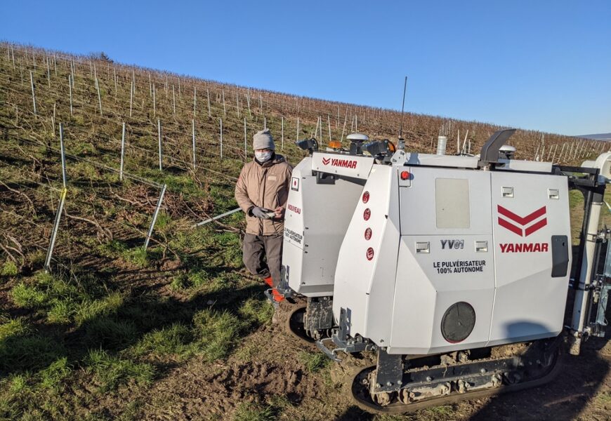 Le Yanmar YV01 à la conquête du vignoble