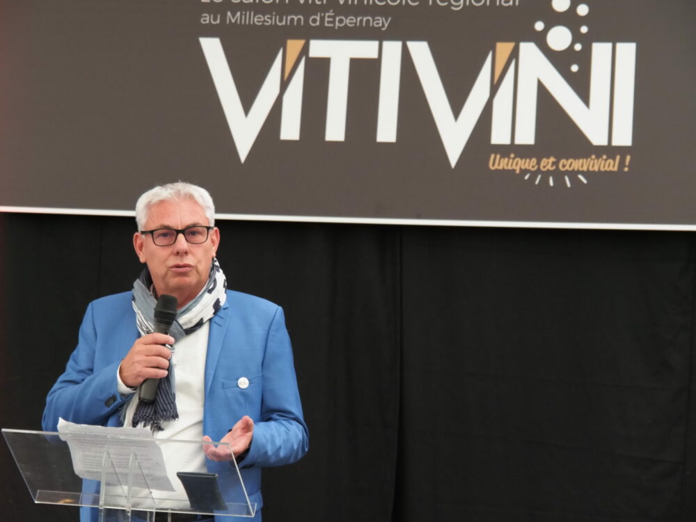 Reims La Marne Viticole Épernay: le 13e Viti Vini se prépare Le Club des Entrepreneurs Champenois a officiellement lancé la prochaine édition du salon Viti Vini. Il se tiendra du 15 au 18 octobre prochain au Millésium à Épernay.