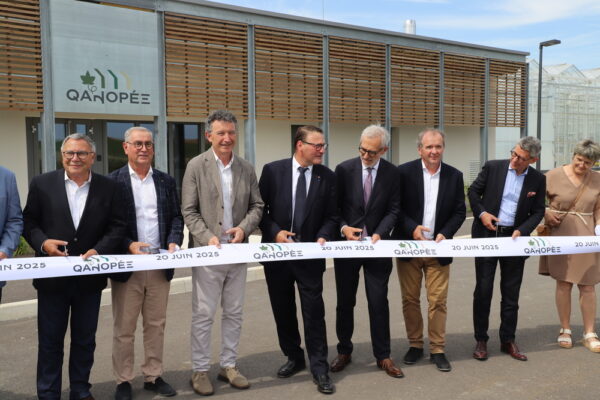 Oger : inauguration du projet Qanopée, une serre inventive pour l’avenir du vignoble