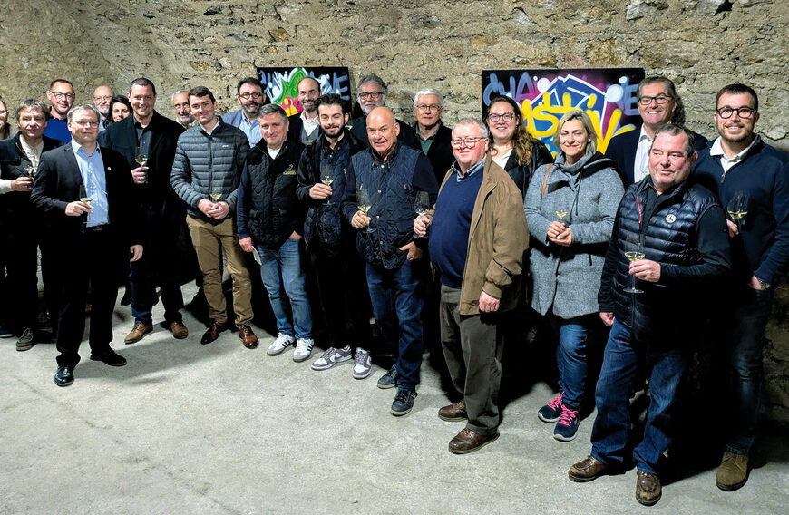 Dégustation prometteuse des vins clairs chez Sanger