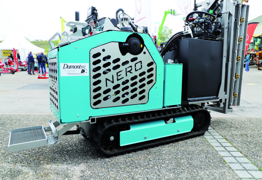 Mardeuil : le chenillard Nero et une nouvelle tondeuse chez Dumont France Cave Mardeuil : le chenillard Nero et une nouvelle tondeuse chez Dumont France Cave