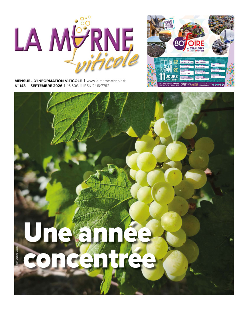 La Marne Viticole de Septembre 2026 - La Une