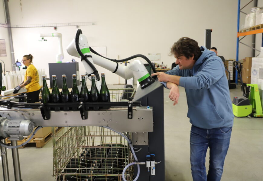 Bouzy : des robots qui soulagent certains postes